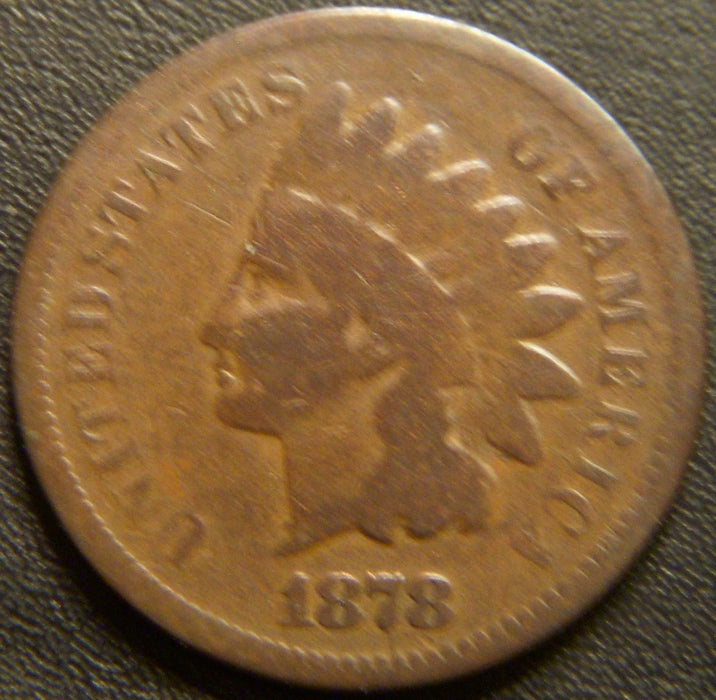 1878 Indian Head Cent - Good