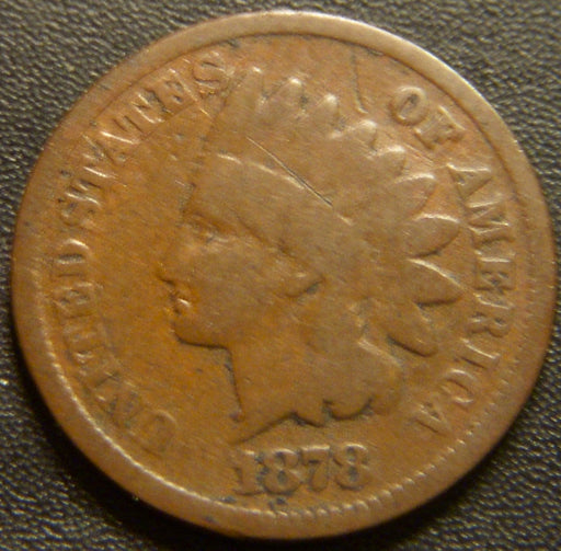 1878 Indian Head Cent - Good