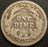 1898 Barber Dime - Good