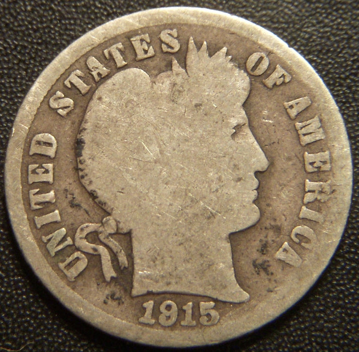 1915 Barber Dime - Good