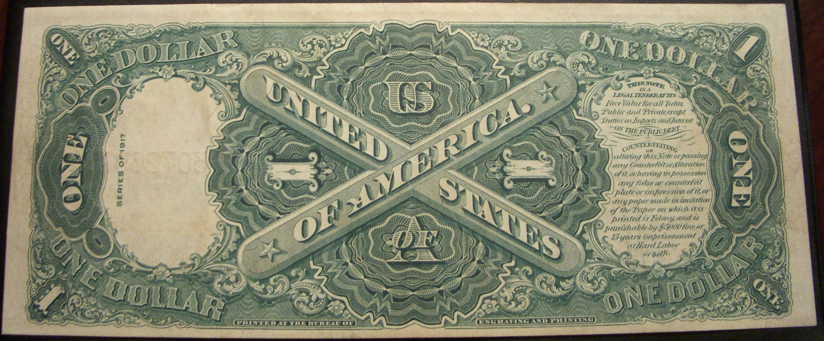 1917 $1 United States Note - FR# 39