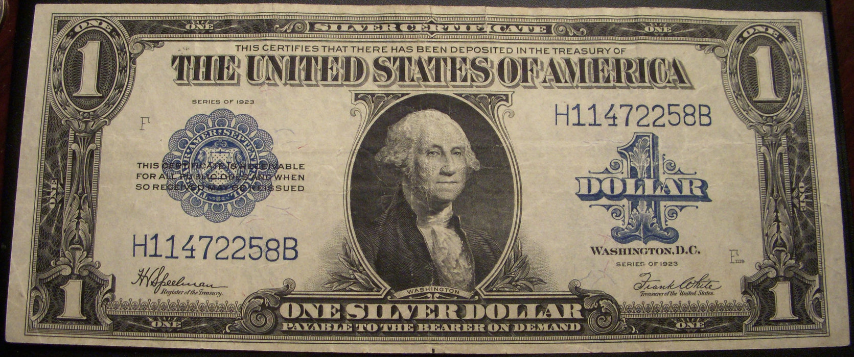 1923 $1 Silver Certificate Note - FR# 237