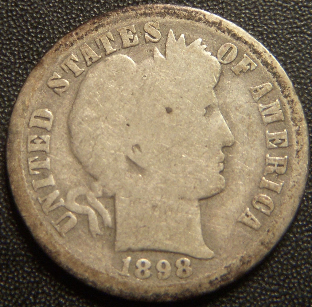 1898-O Barber Dime - Good