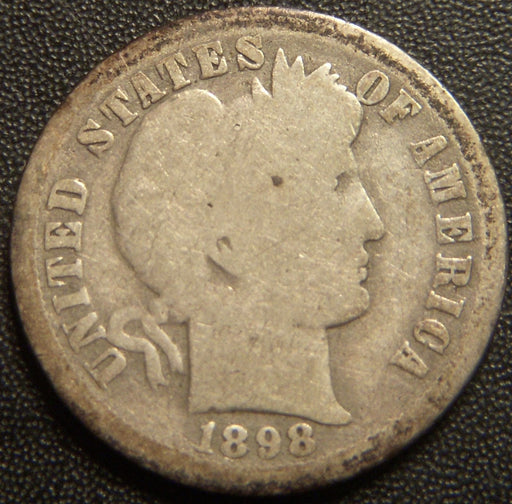 1898-O Barber Dime - Good