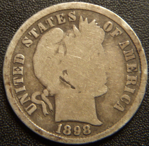 1898-S Barber Dime - Good
