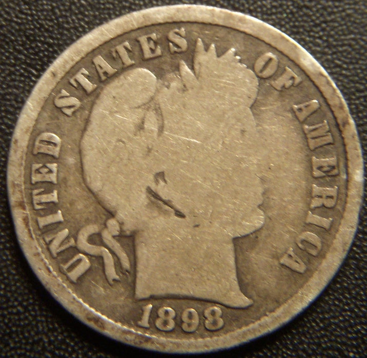 1898-S Barber Dime - Good