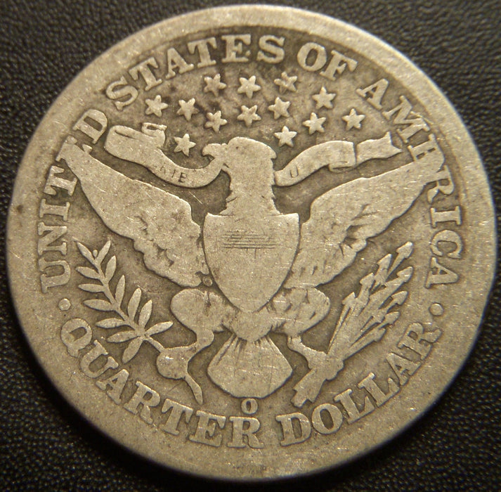 1892-O Barber Quarter - Good