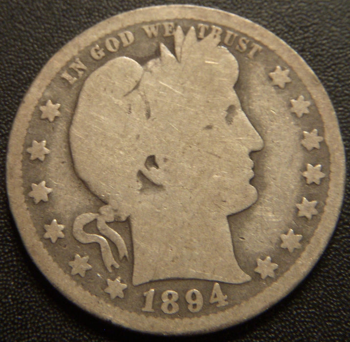 1894-O Barber Quarter - Good