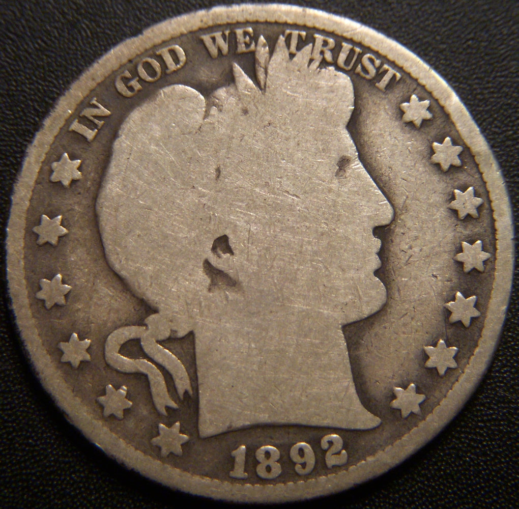 1892 Barber Half Dollar - Good