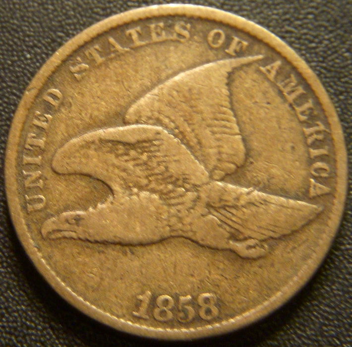 1858 Flying Eagle Cent - Small Letter Very Good