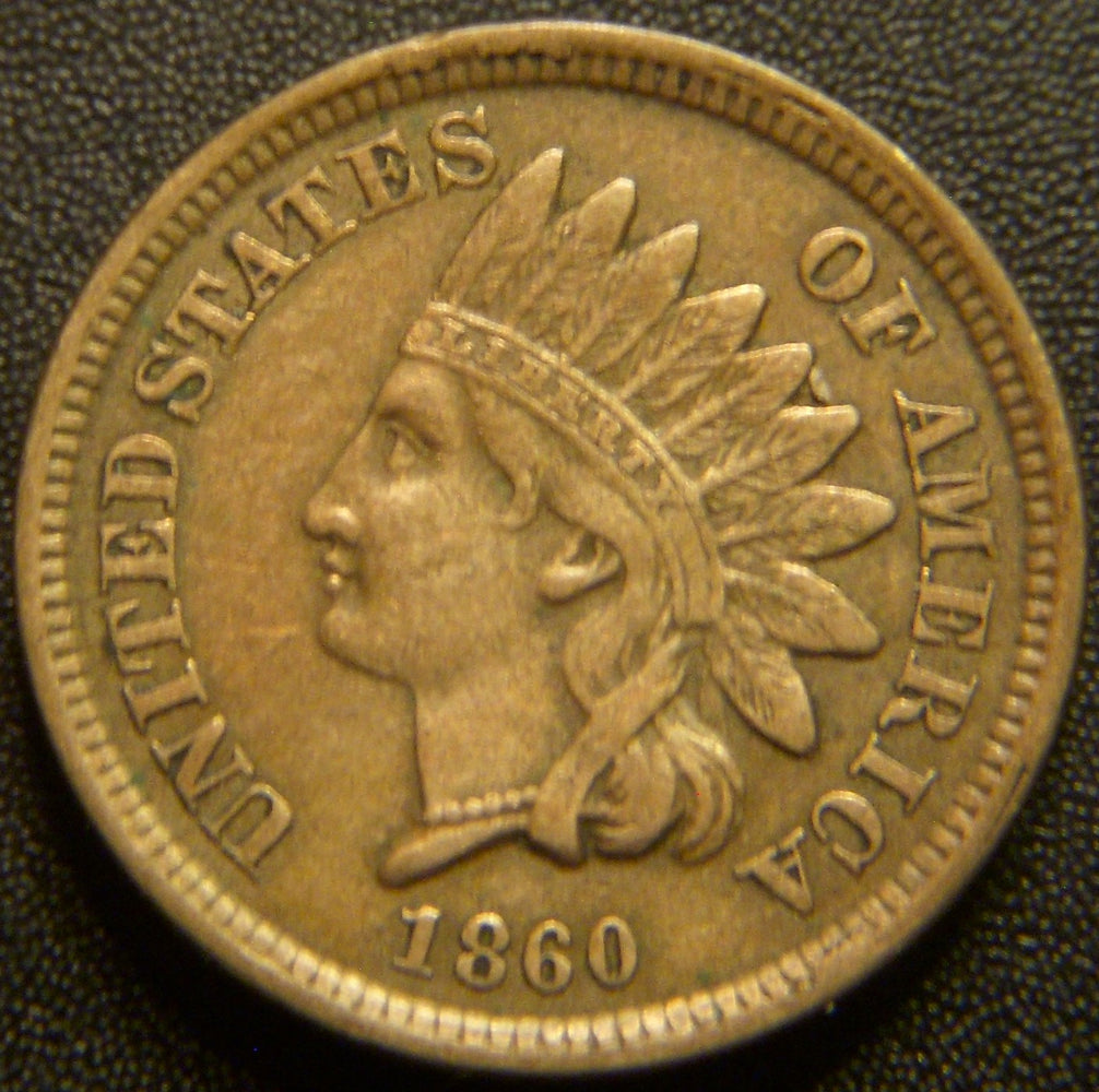 1860 Indian Head Cent - Extra Fine