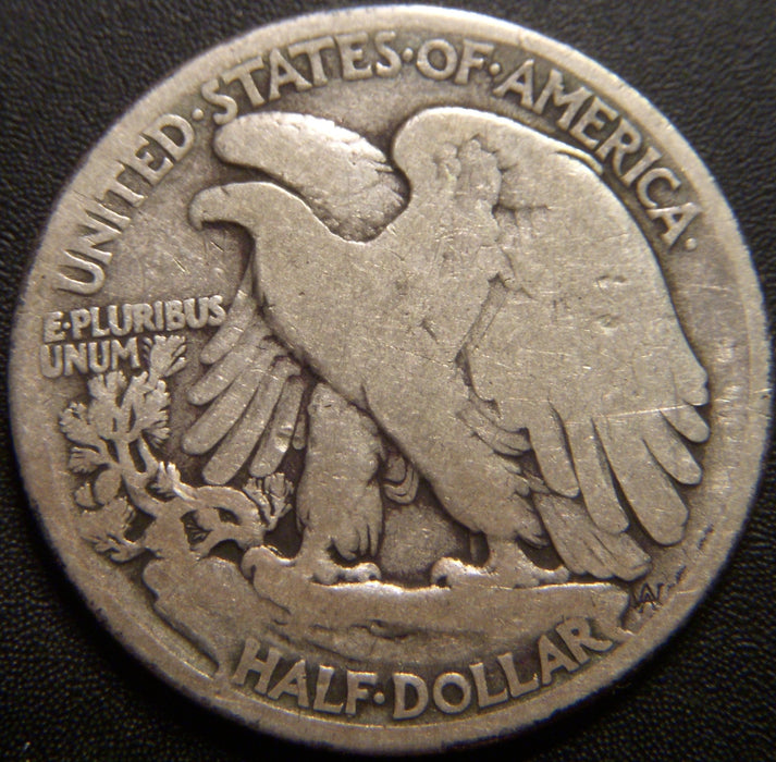 1916-D Walking Half Dollar - Good