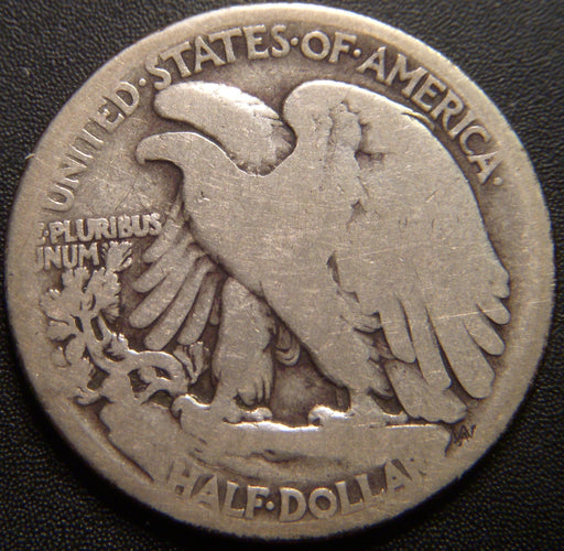 1916-S Walking Half Dollar - Good