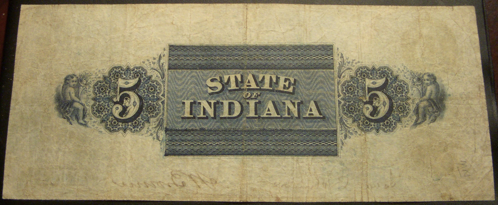 1857 $5 Citizens Bank Gosport, IN Obsolete Note