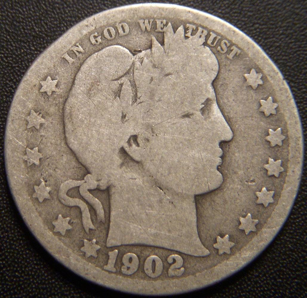 1902-O Barber Quarter - Good