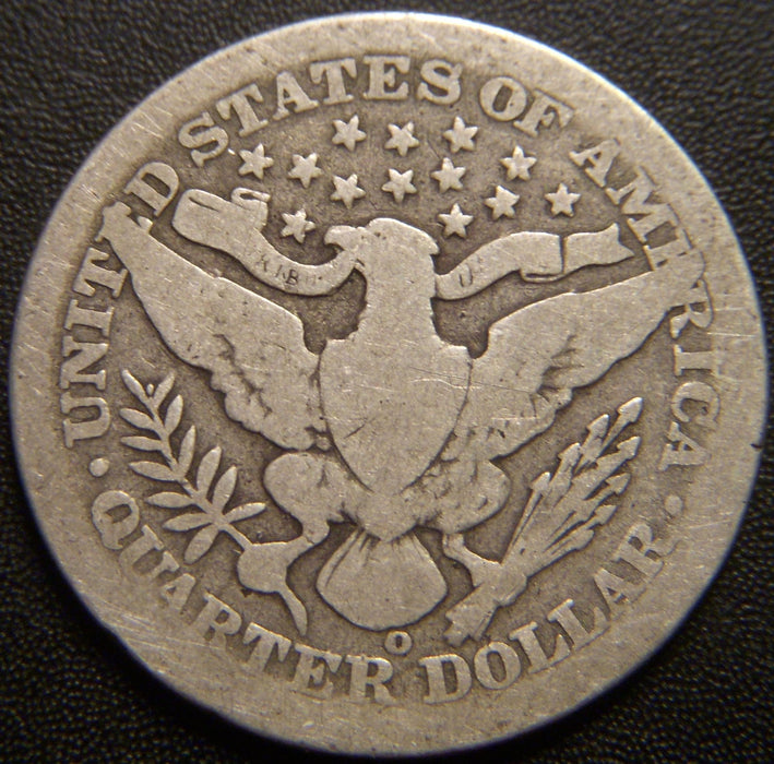 1902-O Barber Quarter - Good