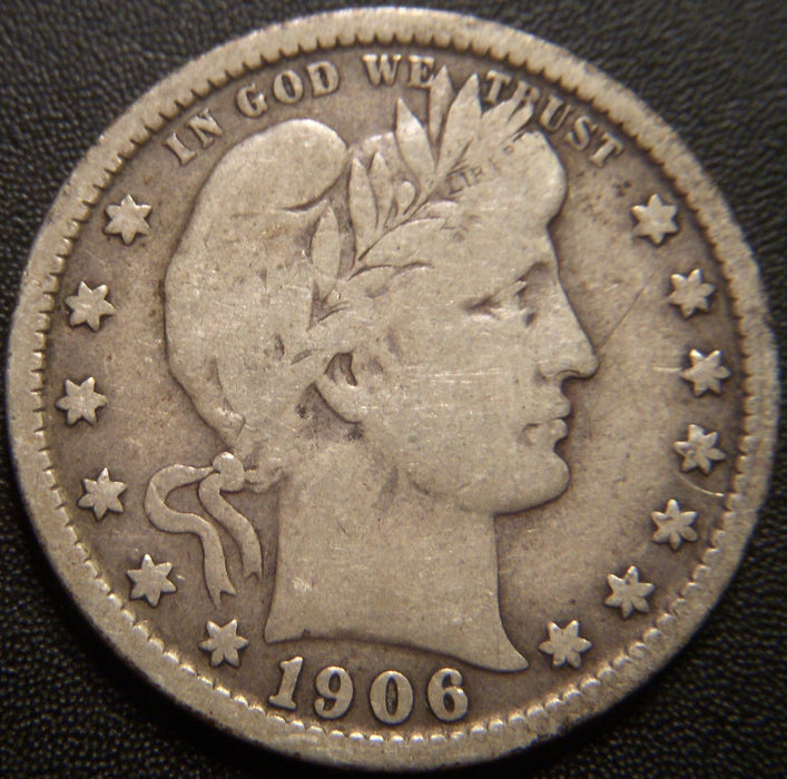 1906-O Barber Quarter - Fine