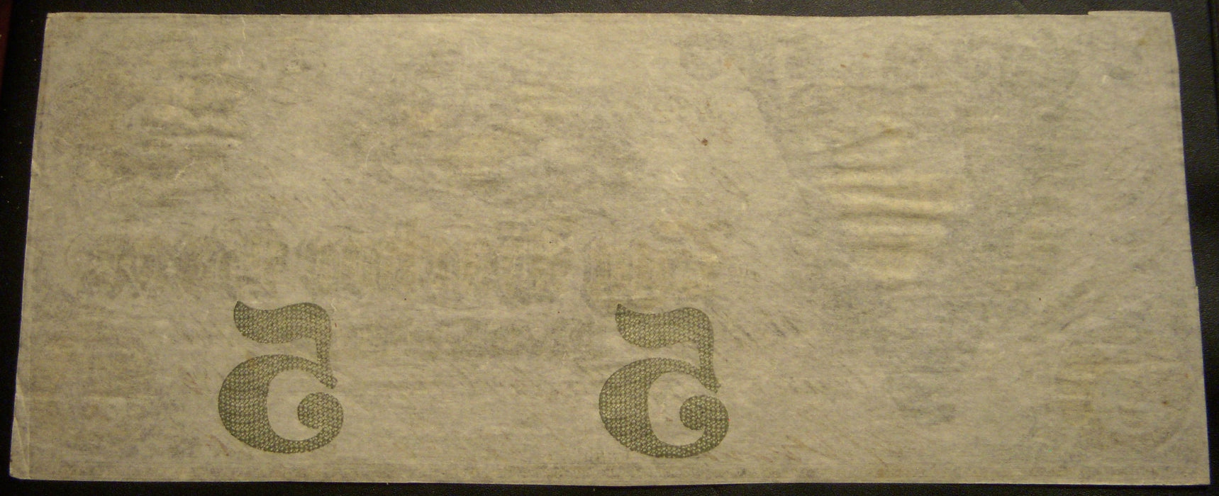 1861 $5 Egg Barber Bank, NJ Obsolete Note
