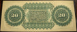 1872 $20 South Carolina Revenue Bond Obsolete Note
