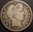 1910-D Barber Quarter - Very Good