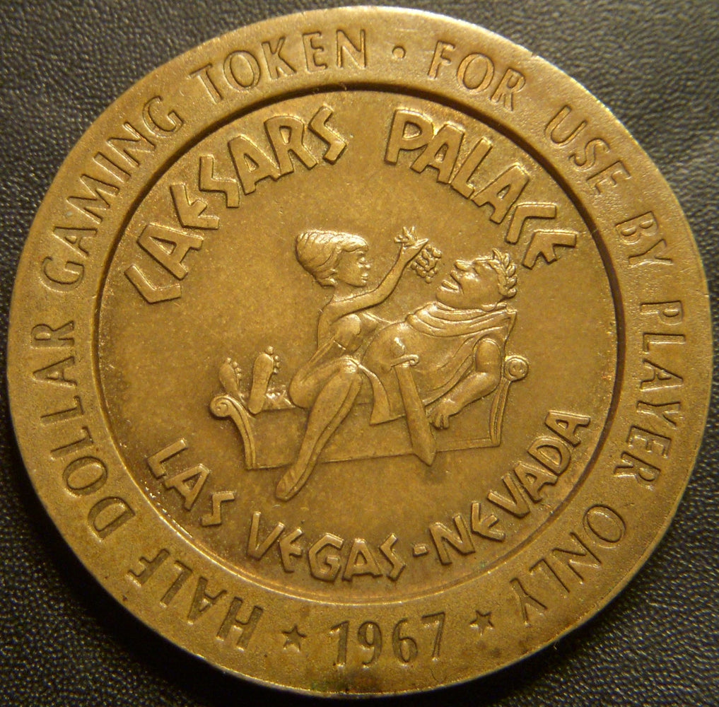1967 Half Dollar Caesars Place Las Vegas Gaming Token