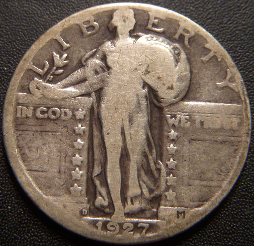 1927-D Standing Quarter - Good
