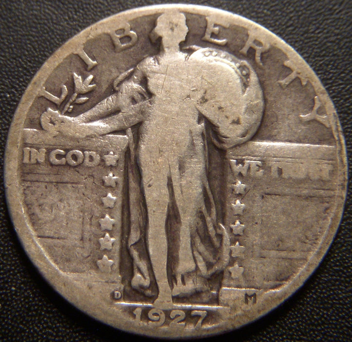 1927-D Standing Quarter - Good