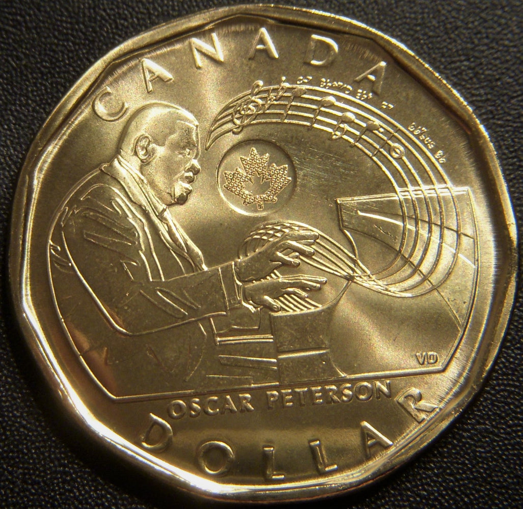 2022 Canadian Oscar Peterson Dollar - Uncirculated