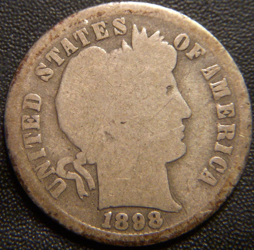 1898-S Barber Dime - Good