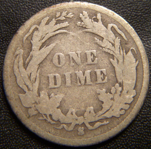 1898-S Barber Dime - Good