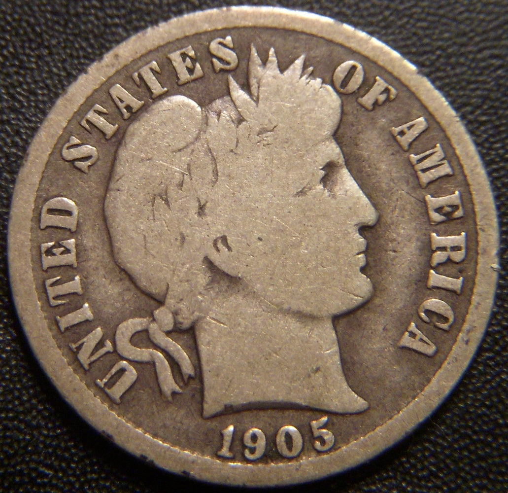 1905 Barber Dime - Good