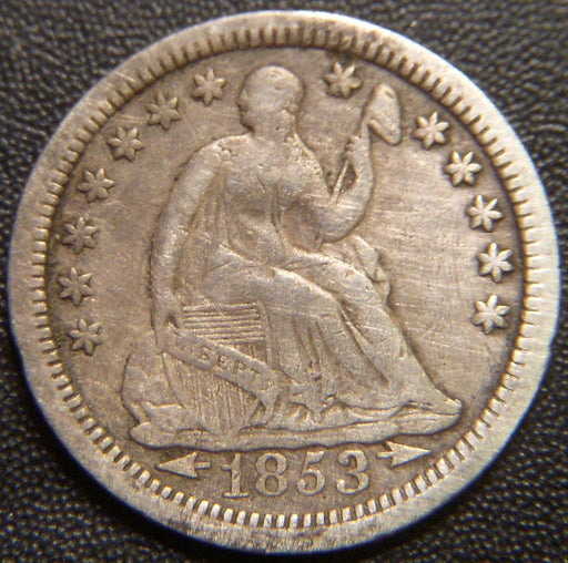 1853-O Seated Half Dime - Fine