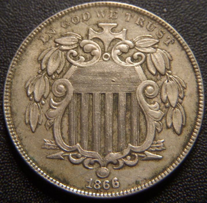 1866 Shield Nickel - Extra Fine