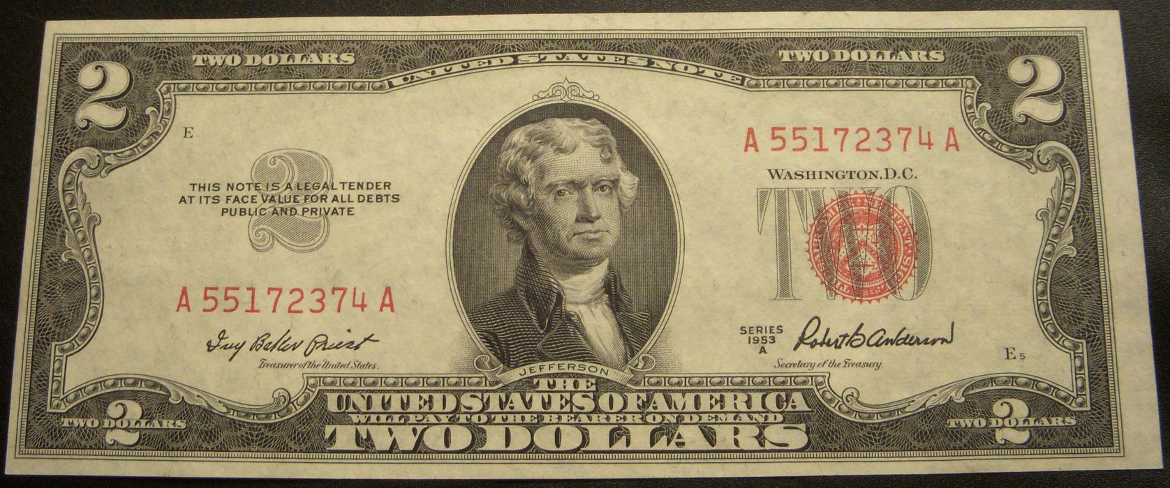 1953A $2 United States Note - FR# 1510