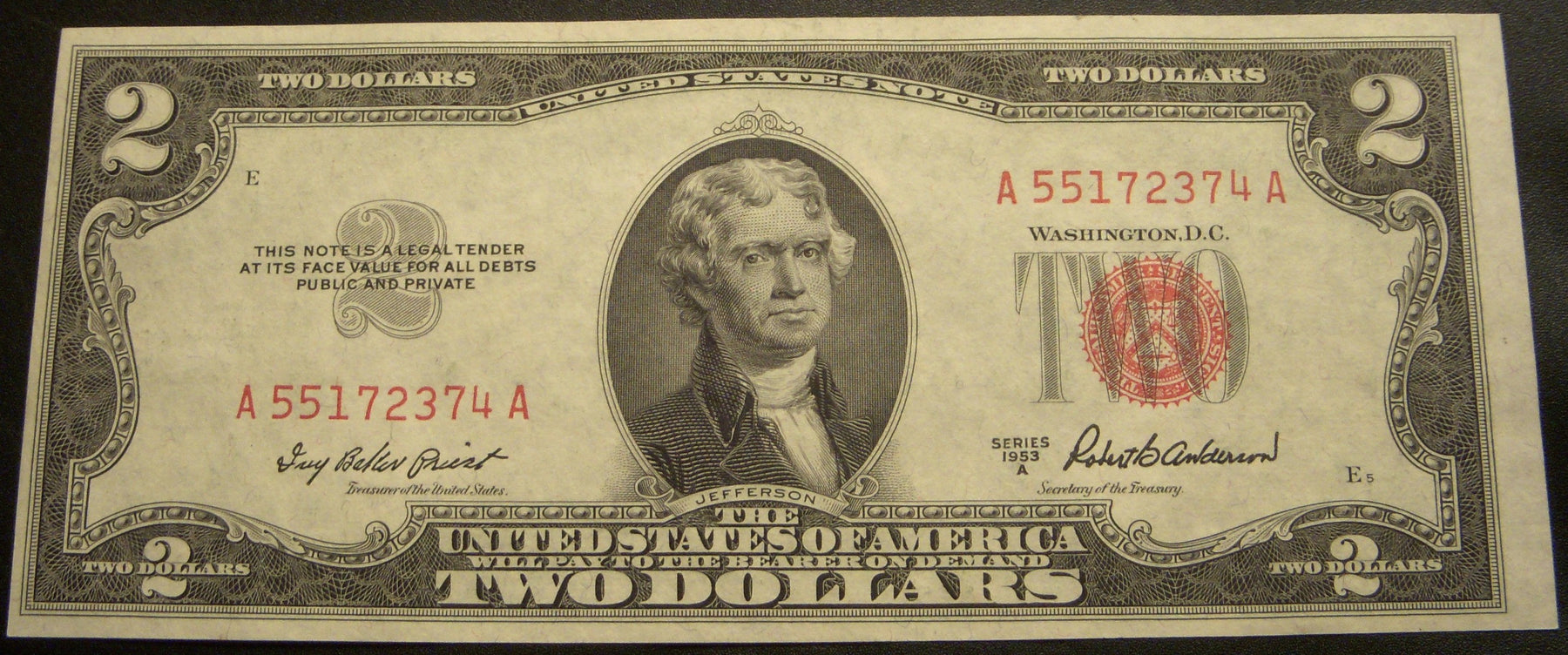 1953A $2 United States Note - FR# 1510