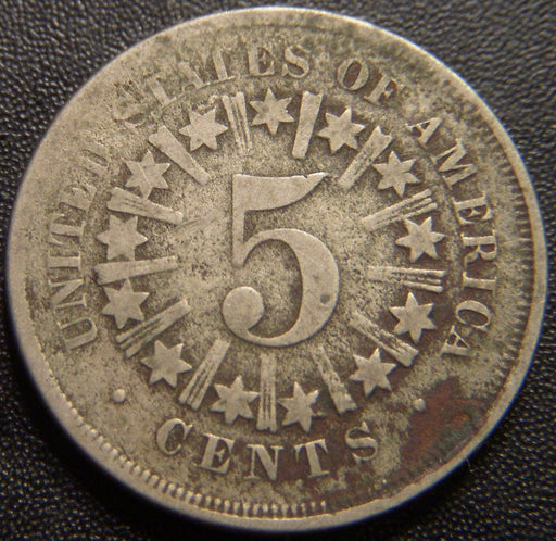 1866 Shield Nickel - Good