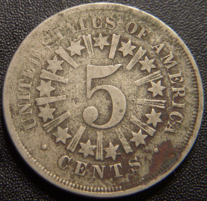 1866 Shield Nickel - Good