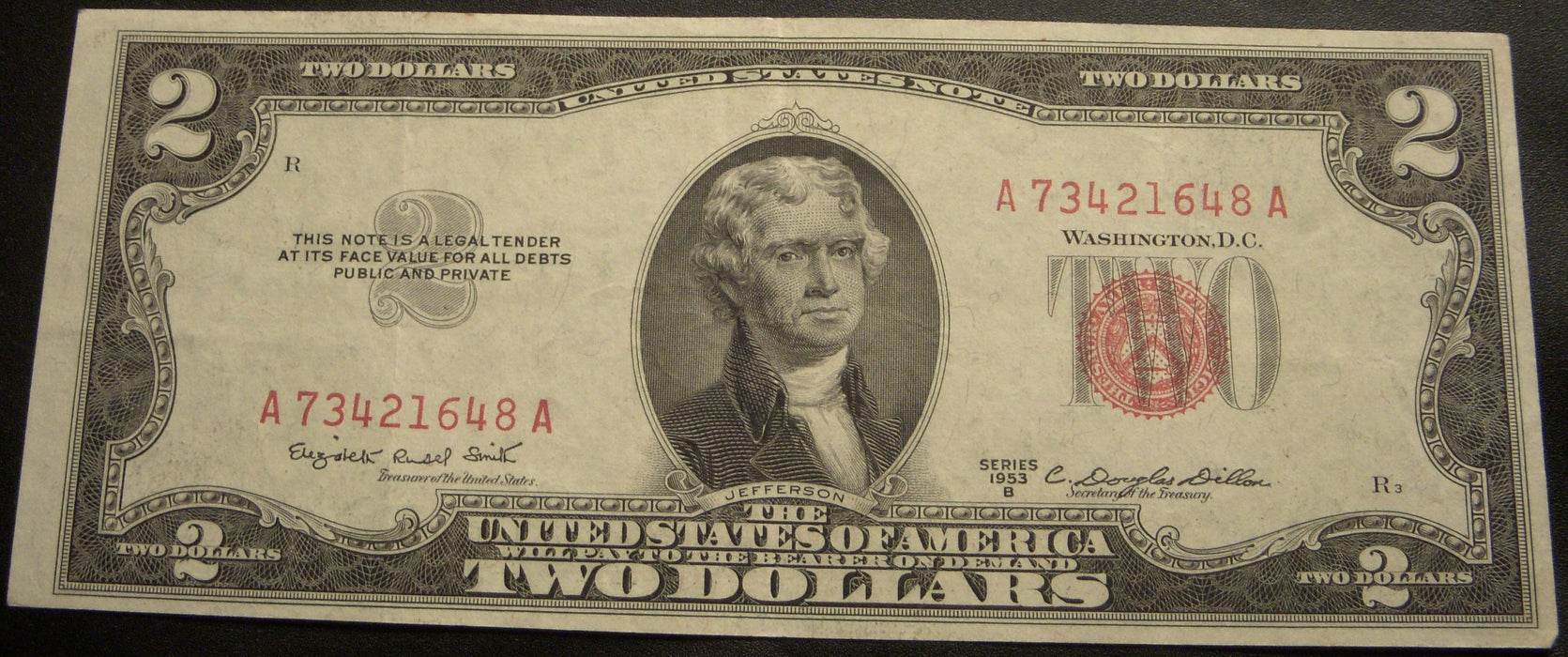 1953B $2 United States Note - FR# 1511