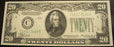 1934 (C) $20 Federal Reserve Note - FR# 2054C