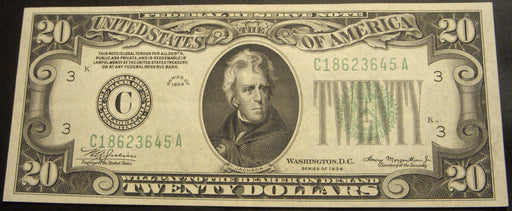 1934 (C) $20 Federal Reserve Note - FR# 2054C