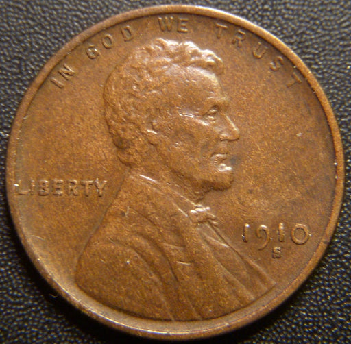 1910-S Lincoln Cent - Extra Fine