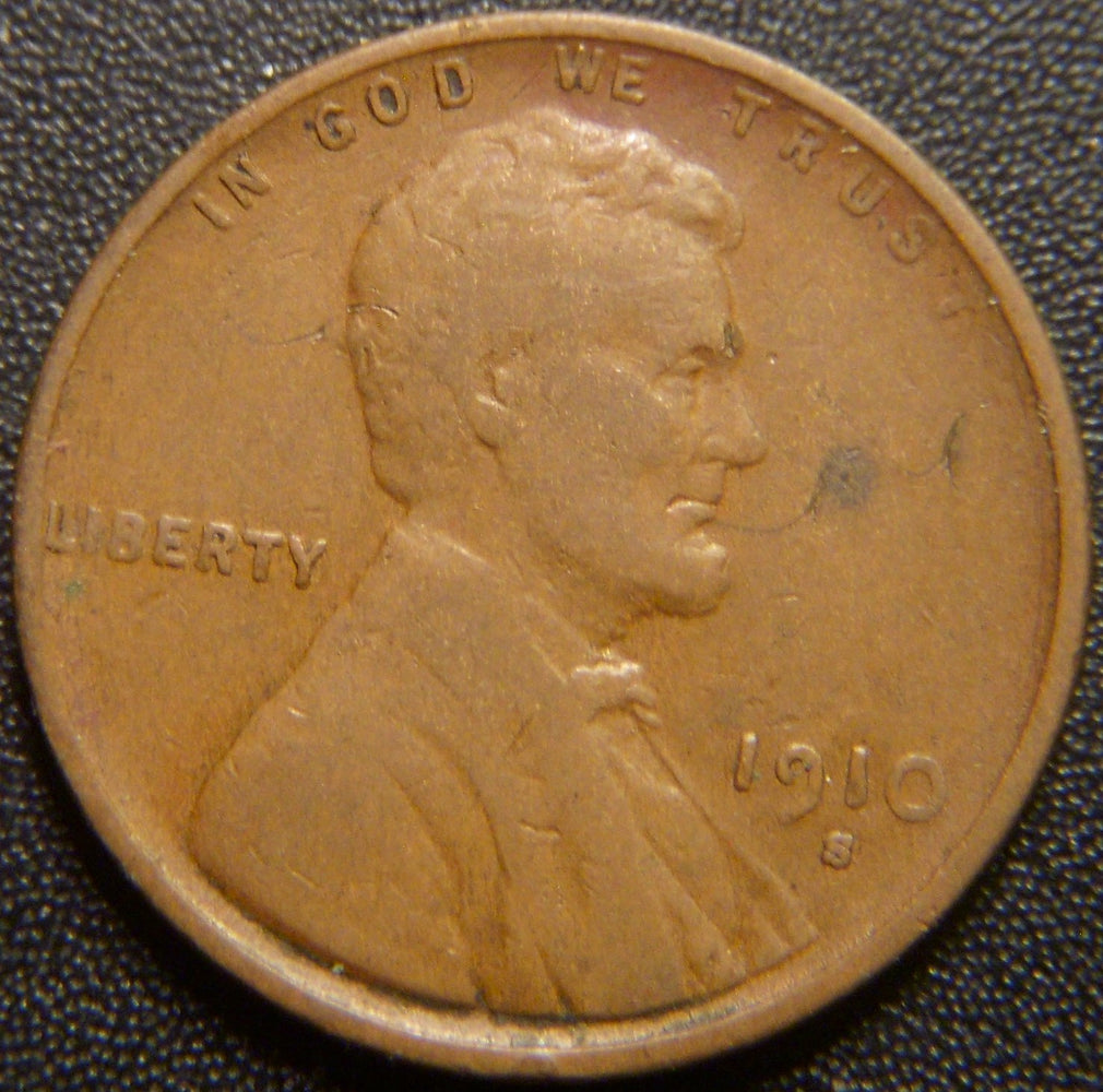 1910-S Lincoln Cent - Fine