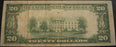 1929 $20 National Bank Note - Fort Wayne, IN Bank# 7725