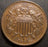 1864 Two Cent - Large Motto AU+