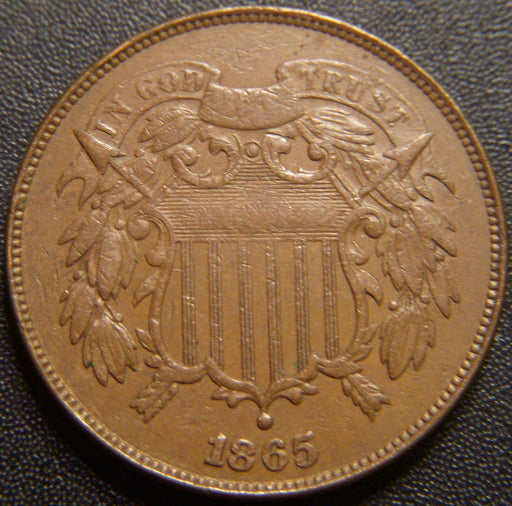 1865 Two Cent - Fine