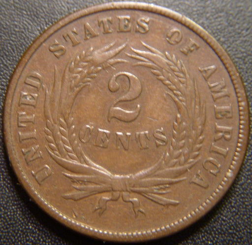1869 Two Cent - Fine