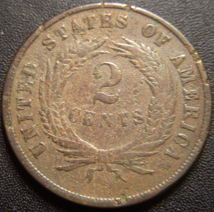 1871 Two Cent - Very Good