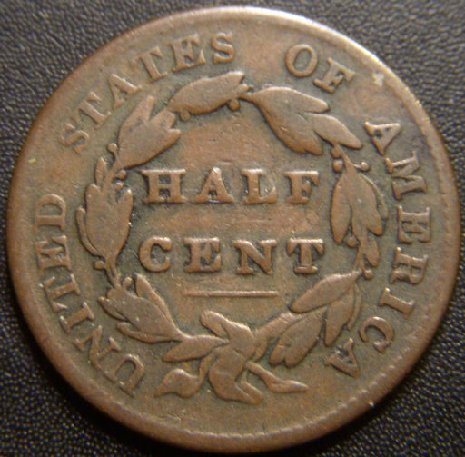 1828 Half Cent - 12 Stars Goodish