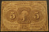 5 Cents Fractional Currency 1st Issue - FR# 1230