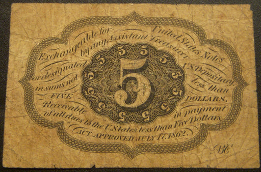 5 Cents Fractional Currency 1st Issue - FR# 1230